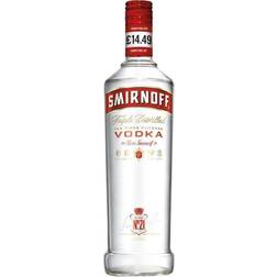 Smirnoff Red Label Vodka 37.5% 70 cl